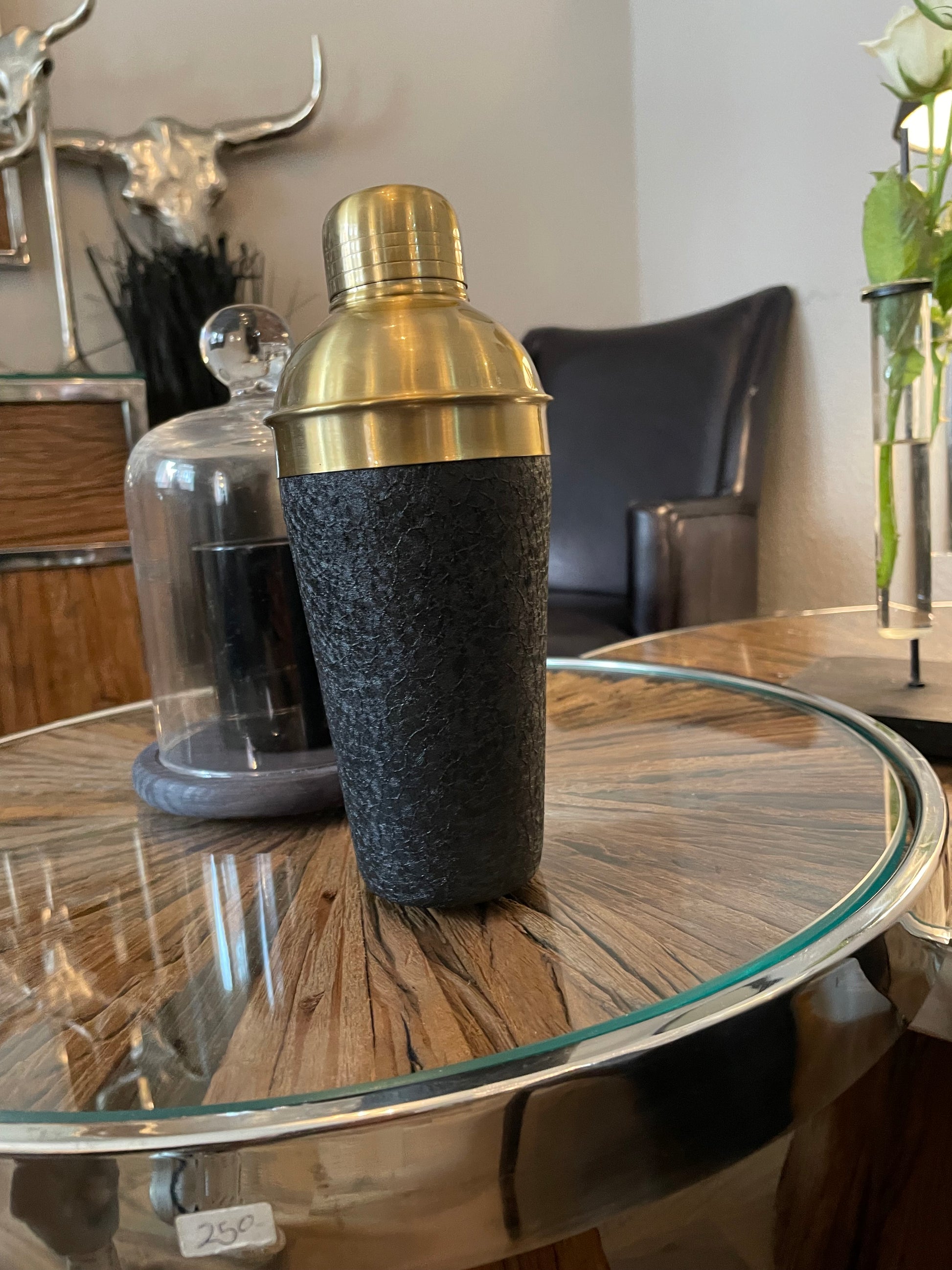 Cocktailshaker „Noir & Gold“ - Deko Café Living Provence