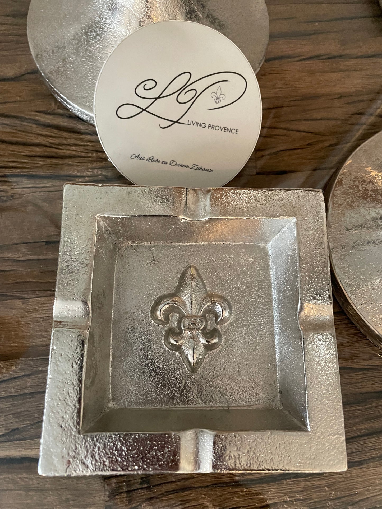 Aschenbecher Quadrat „LILLI“ - Deko Café Living Provence