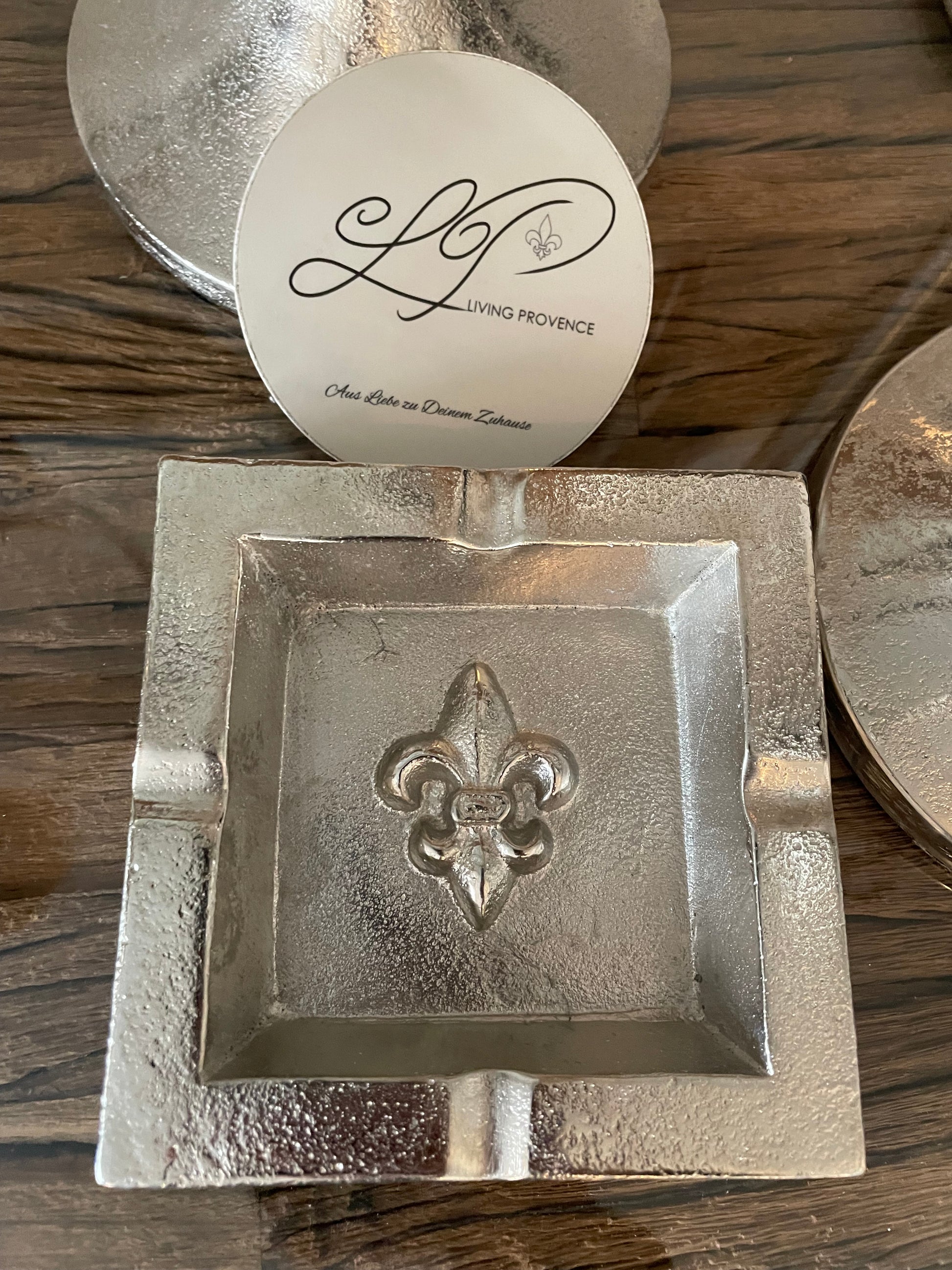 Aschenbecher Quadrat „LILLI“ - Deko Café Living Provence