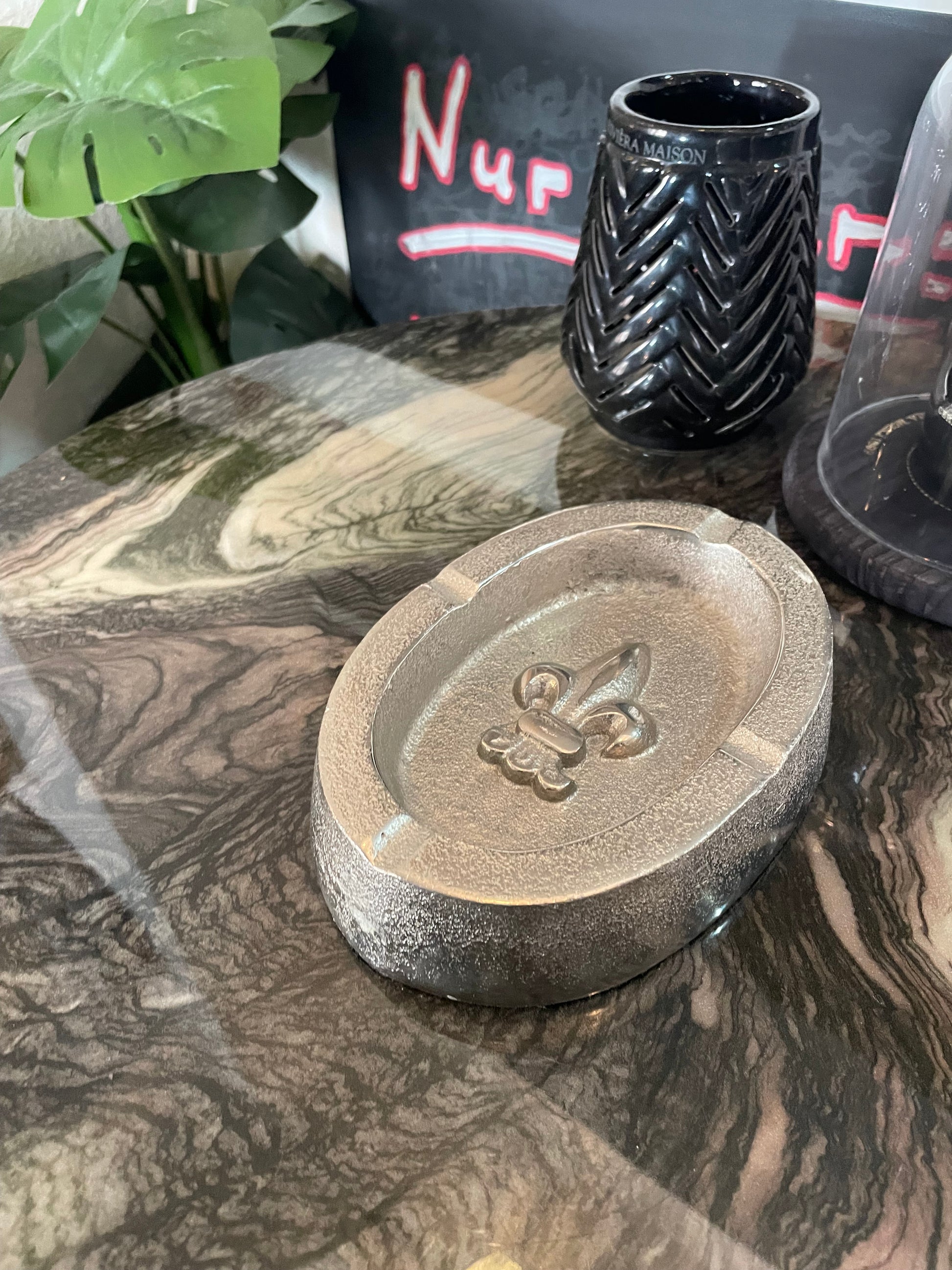 Aschenbecher Oval „LILLI“ - Deko Café Living Provence