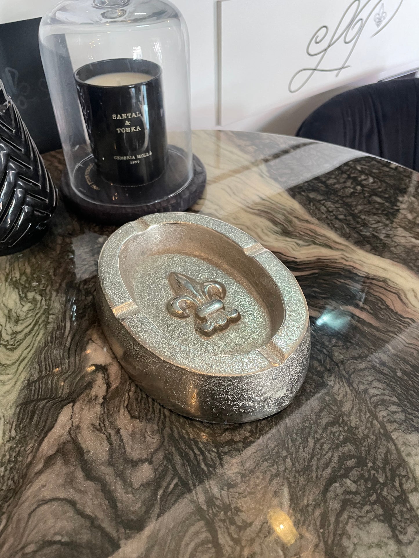 Aschenbecher Oval „LILLI“ - Deko Café Living Provence