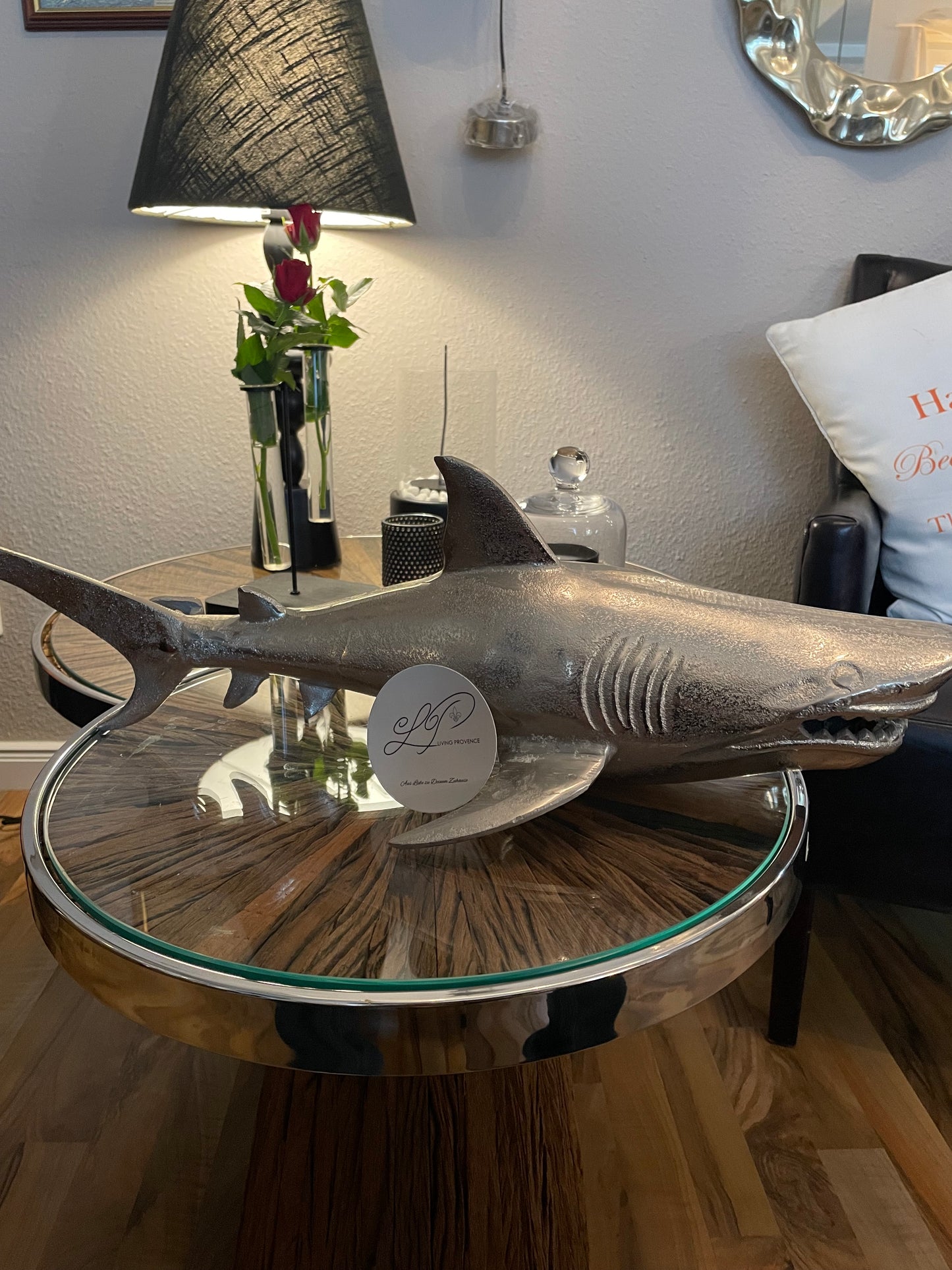 Deko-Hai „METALLIC SHARK“ - Deko Café Living Provence