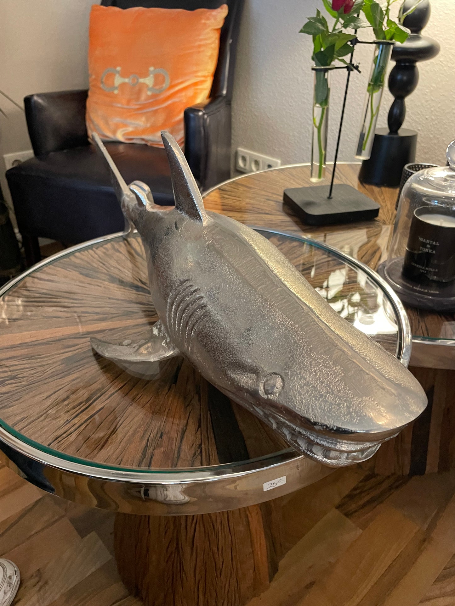 Deko-Hai „METALLIC SHARK“ - Deko Café Living Provence