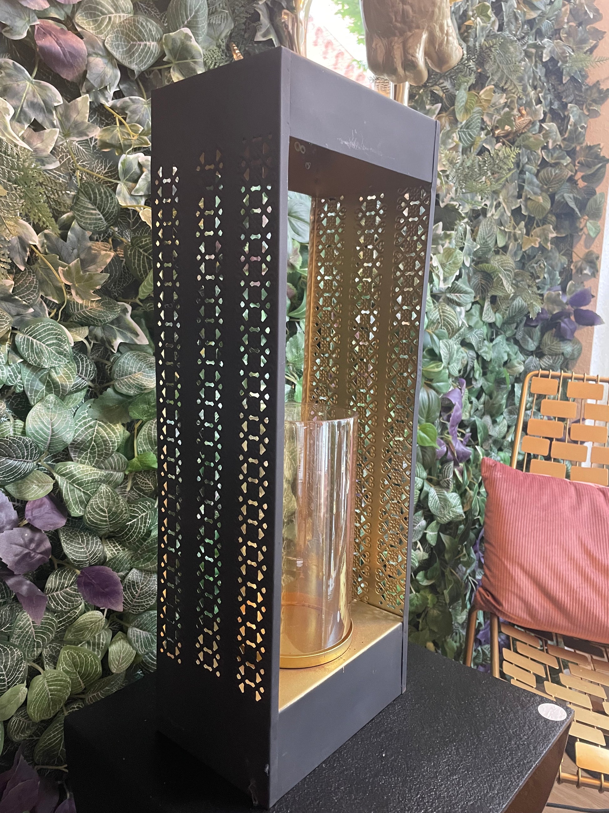 Windlichter „Noir & Or“ - Deko Café Living Provence