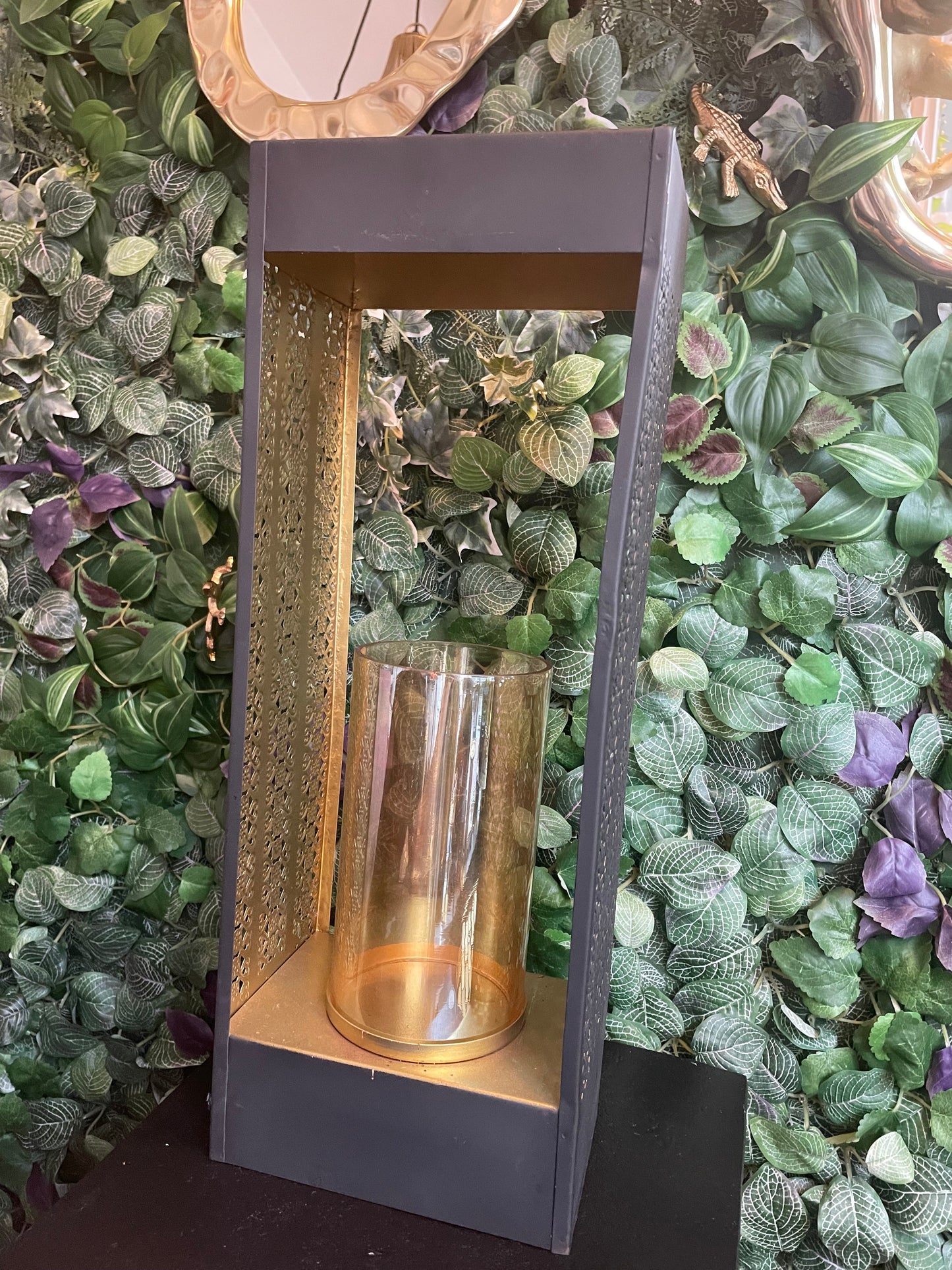 Windlichter „Noir & Or“ - Deko Café Living Provence