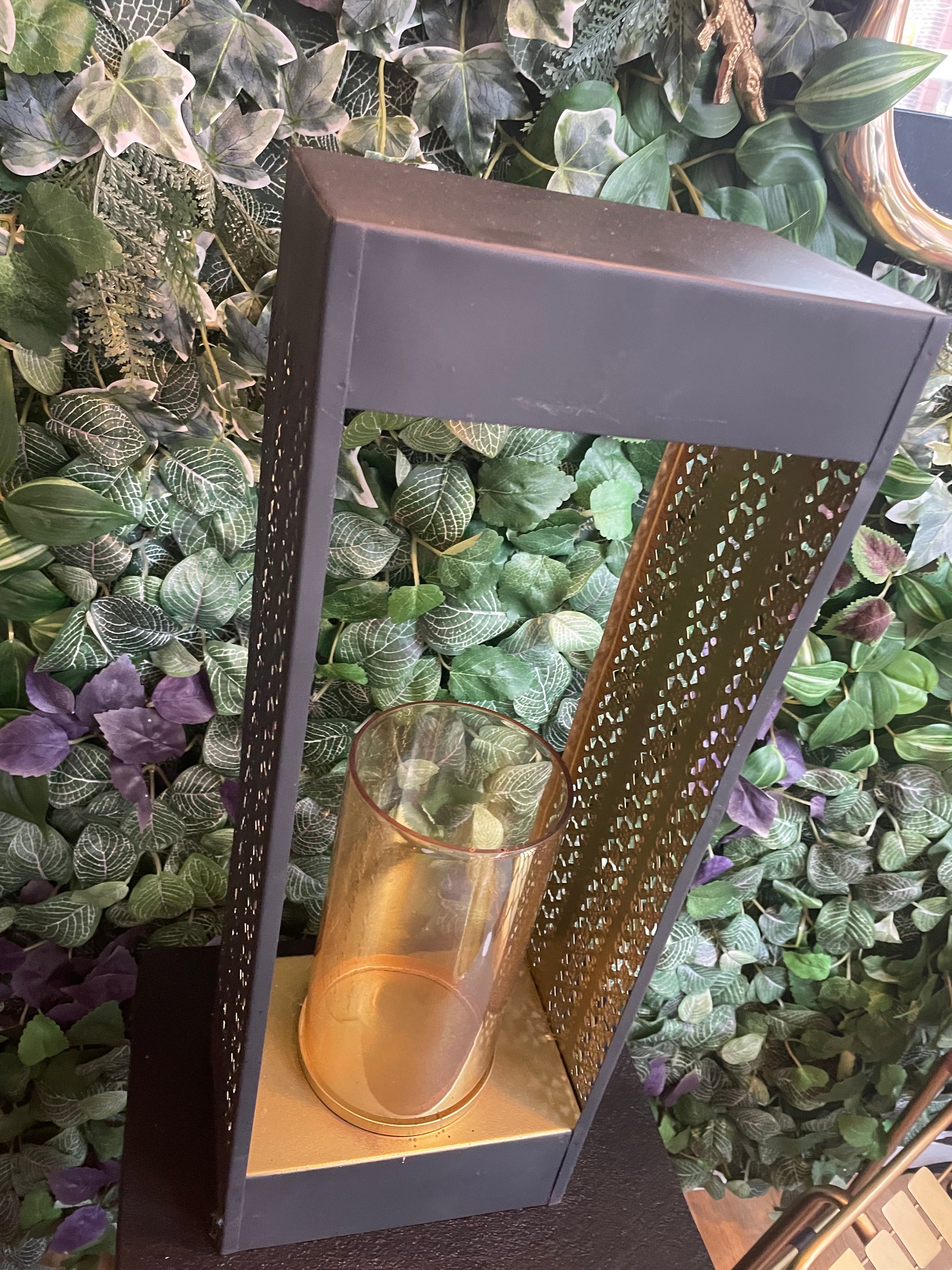 Windlichter „Noir & Or“ - Deko Café Living Provence