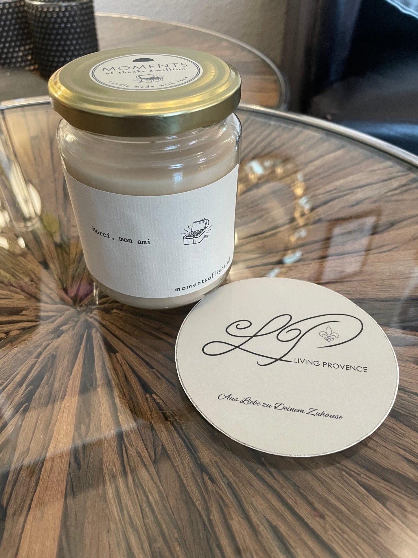 Duftkerze „Amsterdam Signature“ Mercei, mon ami - Deko Café Living Provence