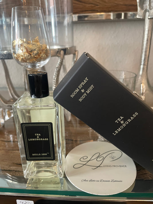 Duftspray „Tea & Lemongrass“ von Cereria Mollá - Deko Café Living Provence