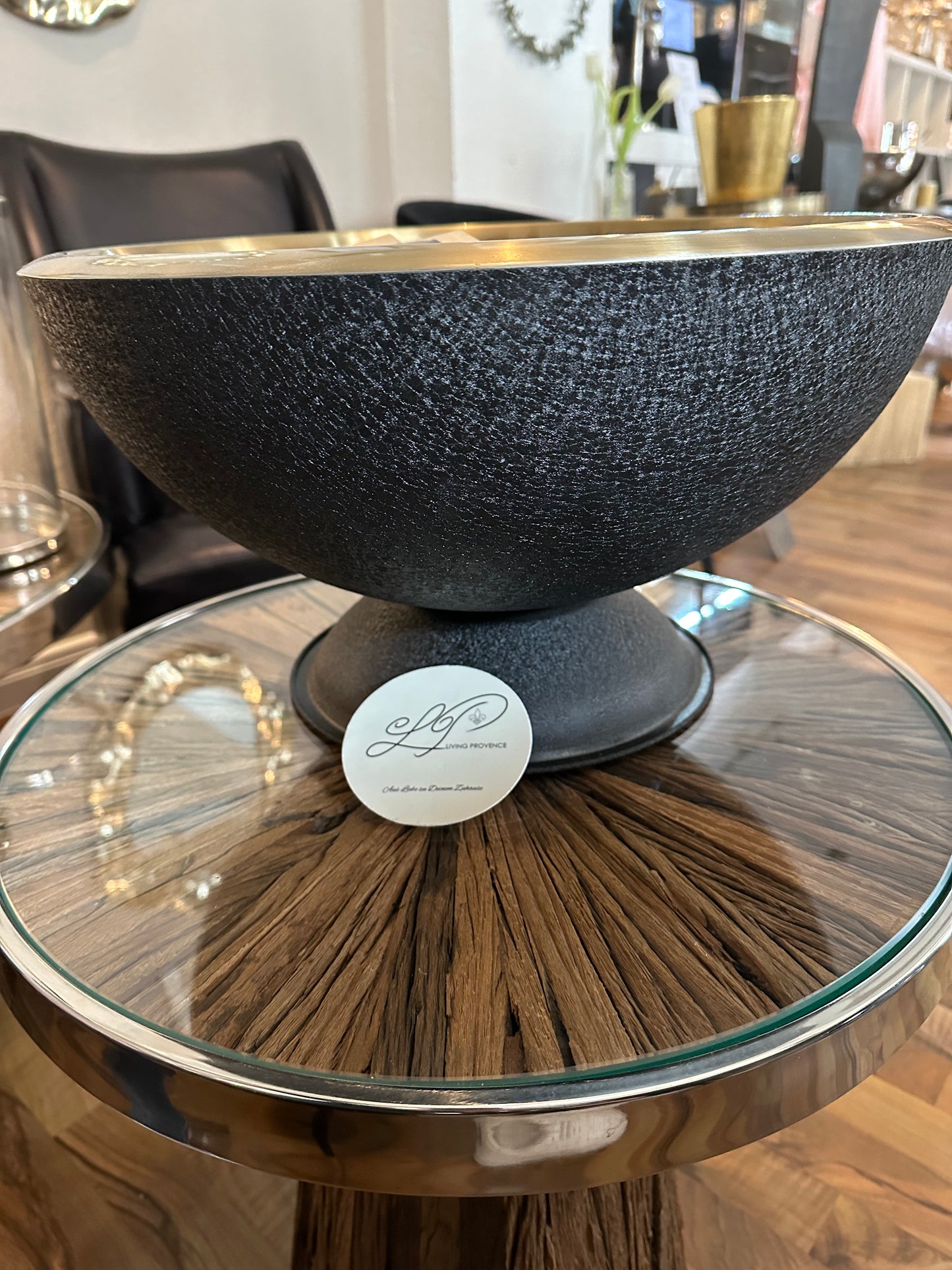 Punchbowl „Noir & Gold“ - Deko Café Living Provence