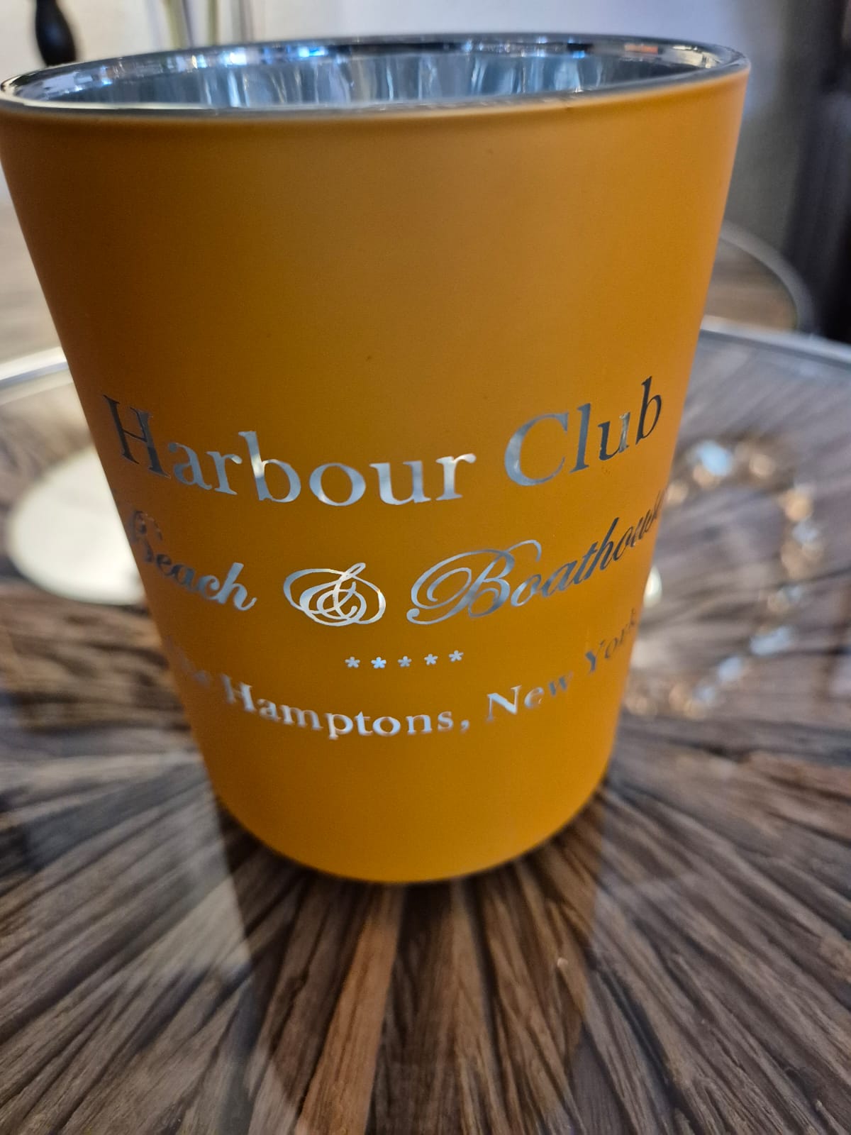 Windlicht „Harbour Club“ – Orange - Deko Café Living Provence