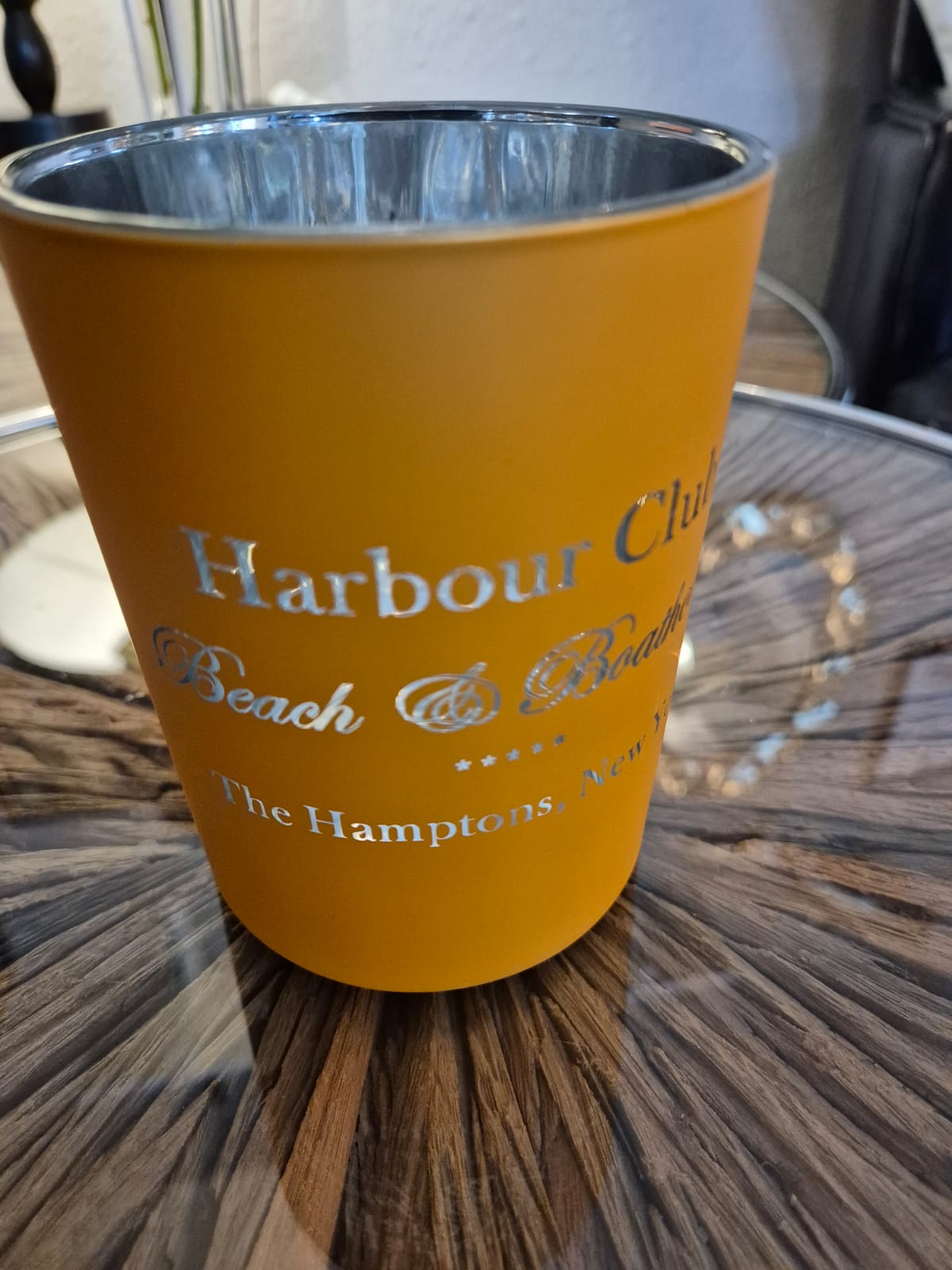 Windlicht „Harbour Club“ – Orange - Deko Café Living Provence