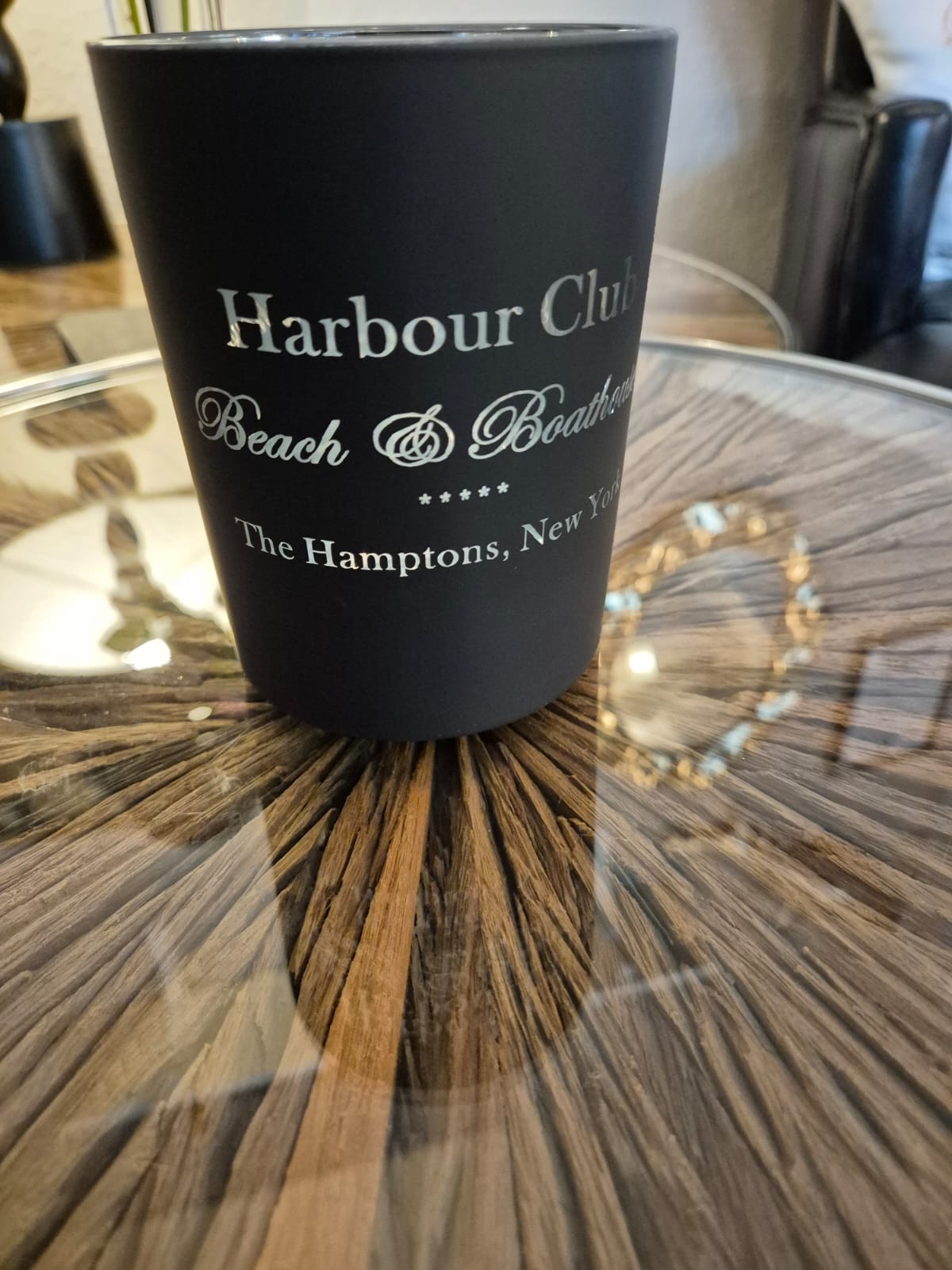 Windlicht „Harbour Club“ – Schwarz - Deko Café Living Provence