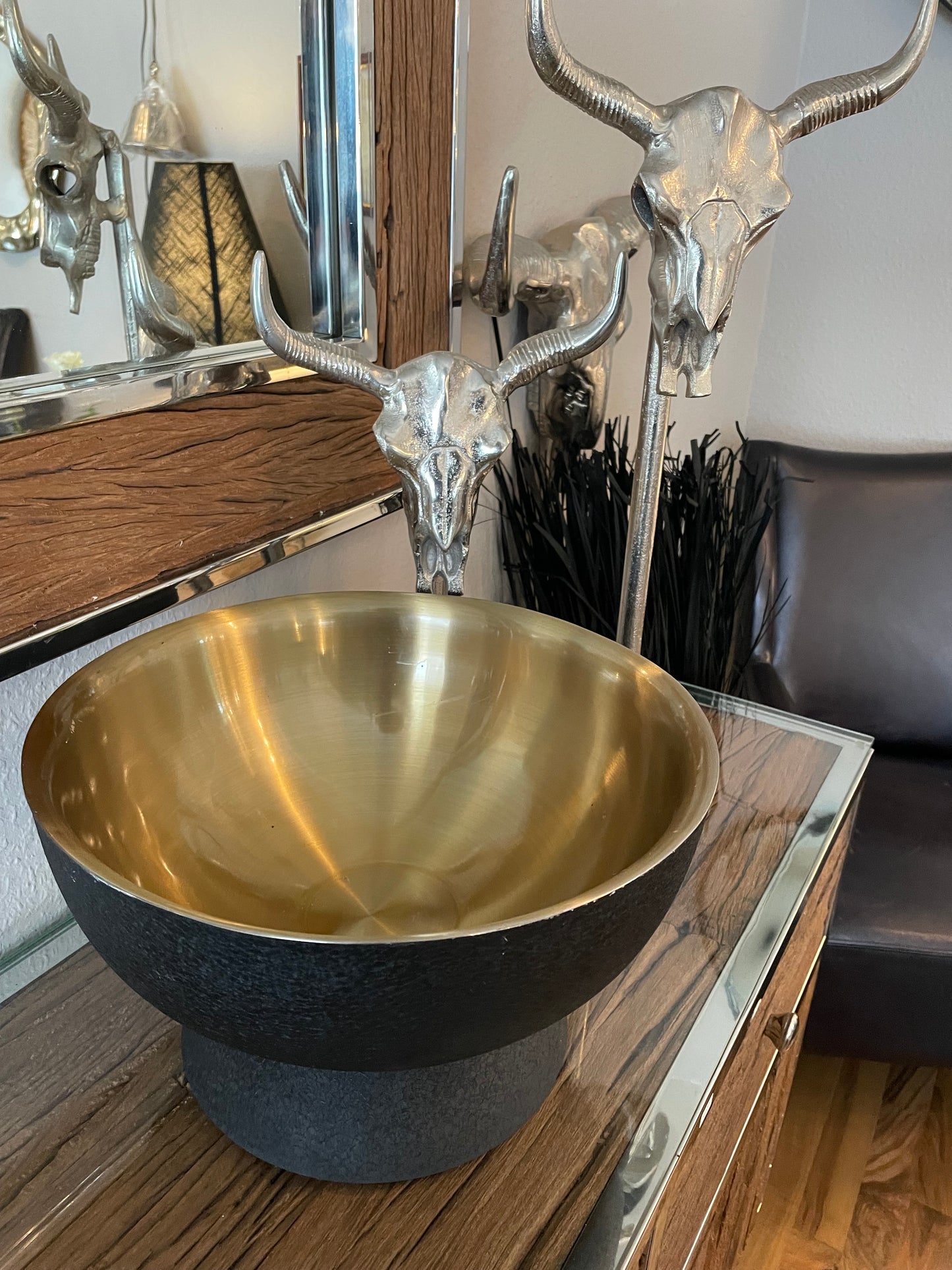 Punchbowl „Noir & Gold“ - Deko Café Living Provence 