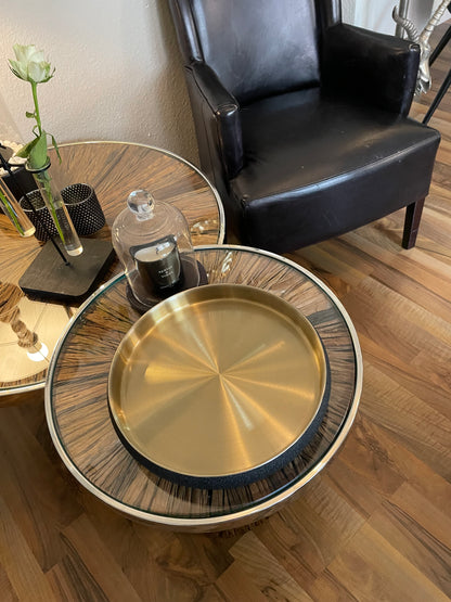 Tablett „Noir & Gold“ - Deko Café Living Provence 
