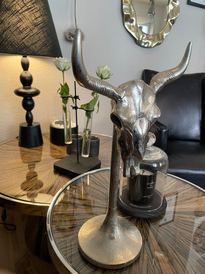 „Bull Skull“ Skulptur - Deko Café Living Provence 