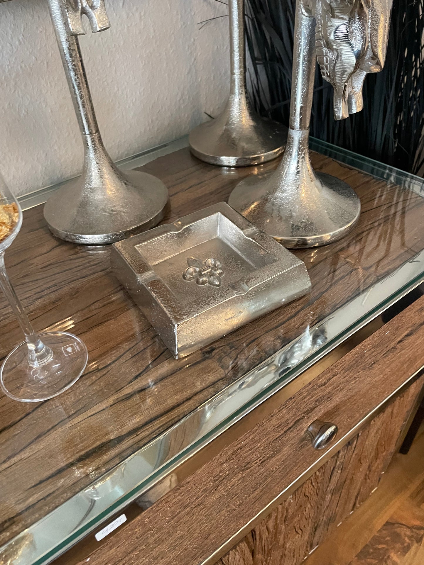 Aschenbecher Quadrat „LILLI“ - Deko Café Living Provence 