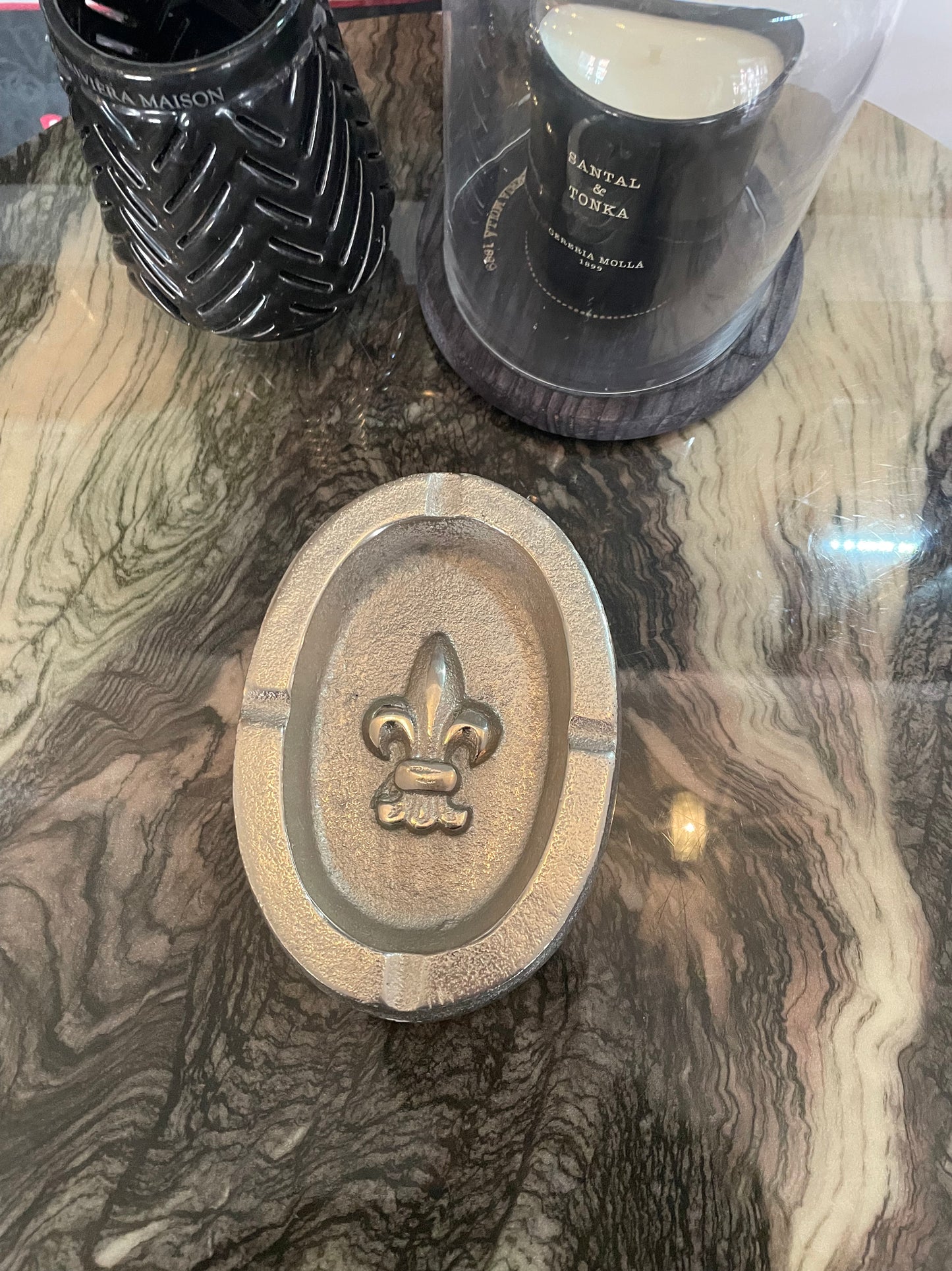 Aschenbecher Oval „LILLI“ - Deko Café Living Provence 