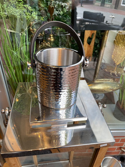 Eiskühler „Steel & Leather“ - Deko Café Living Provence 