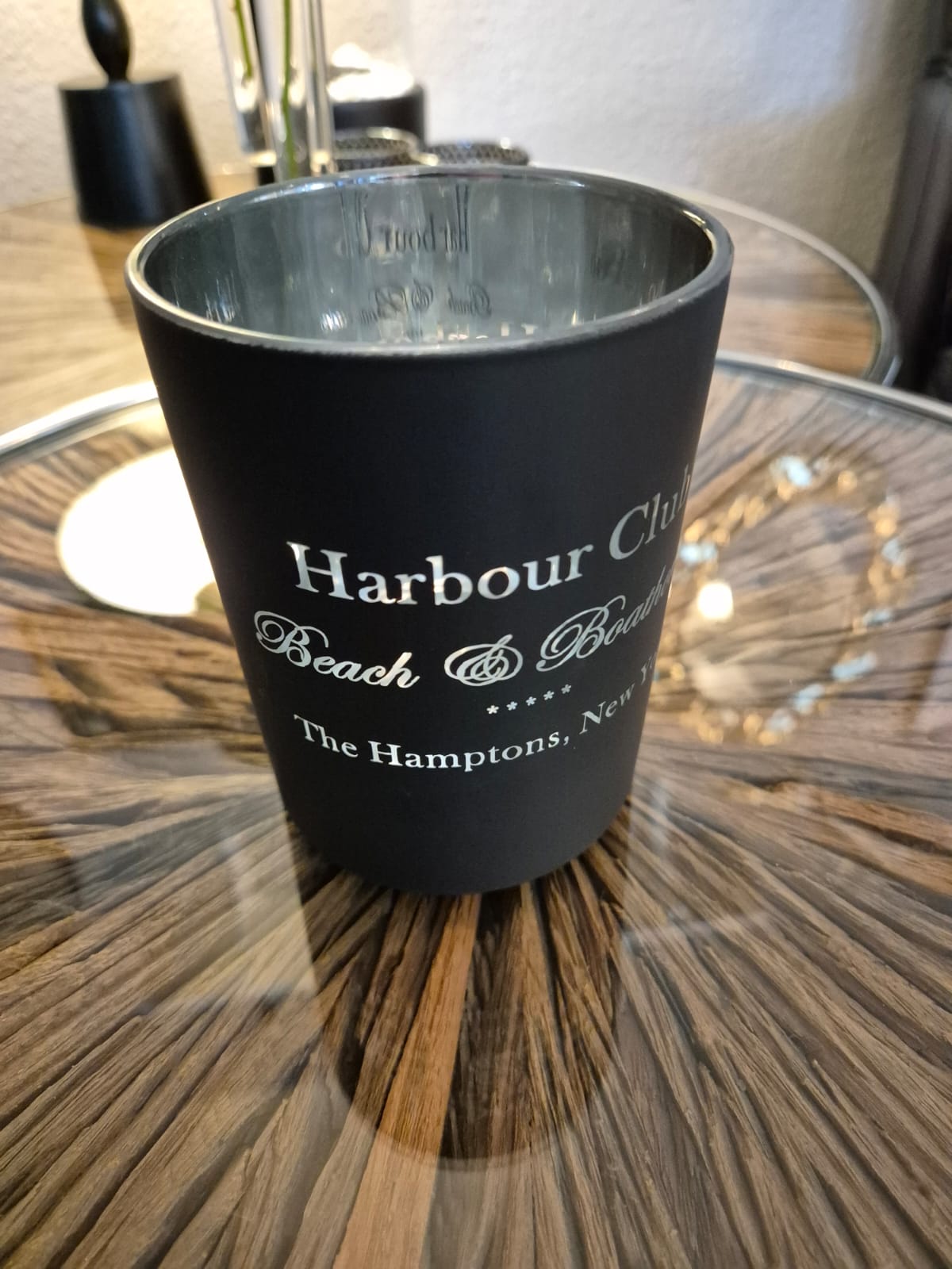 Windlicht „Harbour Club“ – Schwarz - Deko Café Living Provence 